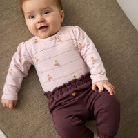 Minymo Baby-Sweathose 114432 Fb.6599 violett