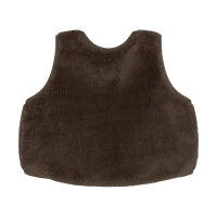 Minymo Baby-Teddy Gilet 114424 Fb.2502 braun