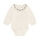 Minymo Langarm-Body 114400 Fb. 1026 Blumenkragen Uni beige