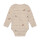 Minymo Langarm-Body mitwachsend 114406-1206 Bauernhoftiere beige