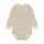 Minymo Langarm-Body mitwachsend 114401 Fb.1026 geblümt / beige