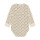 Minymo Langarm-Body mitwachsend 114401 Fb.1026 geblümt / beige