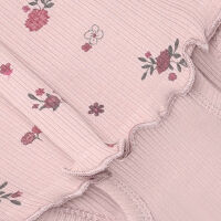 Minymo LA-Bodykleid Ripp 114479 Fb. 6510 geblümt / lila