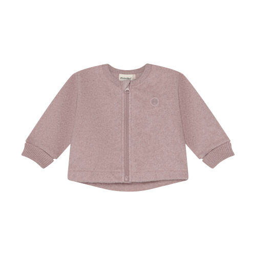 Minymo Baby-Baumwollfleecejacke 114494 Fb. 6510 rosa
