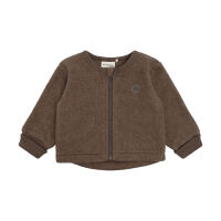 Minymo Baby-Baumwollfleecejacke 114494 Fb. 2502 braun