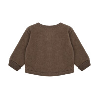 Minymo Baby-Baumwollfleecejacke 114494 Fb. 2502 braun