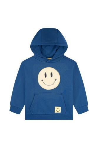 Someone Kapuzenpulli Casper-SB-16-K Flausch-Smiley dark blue