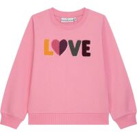 Danamade Langarm Shirt DYRSA T3326-008 LOVE candy rosa