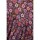 Danamade Langarm Kleid aus Viskose DHANNE - D3126-046 bordeaux geblümt