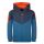 Trollkids Kapuzen-Sweatjacke Flakkefjord 765-122 nordic blue / flame orange