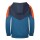 Trollkids Kapuzen-Sweatjacke Flakkefjord 765-122 nordic blue / flame orange