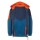 Trollkids Kapuzen-Sweatjacke Flakkefjord 765-122 nordic blue / flame orange