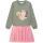 Danamade Langarm Kleid mit Tüllrock DERLE - D3126-011 salbai grün/rosa