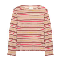 Minymo Langarm-Shirt 124401 Fb.5000 gestreift rosa/lila