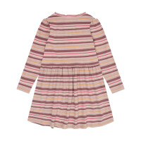 Minymo Langarm-Kleid 124403 Fb. 5000 gestreift rosa/lila