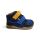 Blifestyle Barfußschuhe biberStyle Kids breit TEX  nachtblau mit gelbem Klett
