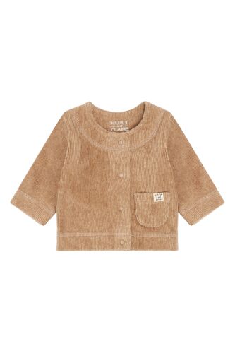 Hust & Claire Baby-Weste Chai Velour 380018 Fb.3554 Biscuit braun
