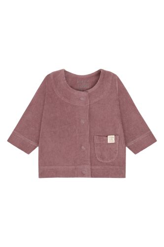 Hust & Claire Baby-Weste Chai Velour 380018 Fb.3870 Plum violett