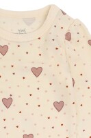 Hust & Claire LA-Body aus Wolle-Viskose Baloo Hearts Puff 540106-3290 weiß