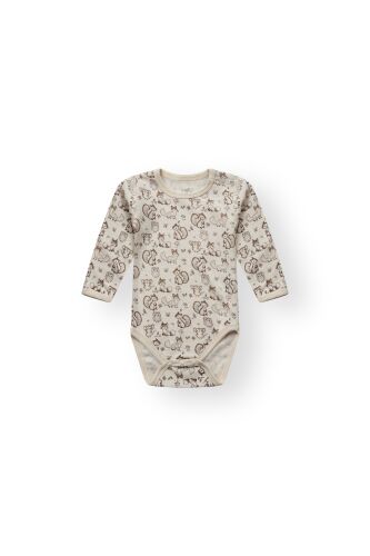 Hust & Claire LA-Body aus Wolle Bo Woodland 370071-3290 Waldtiere weiß