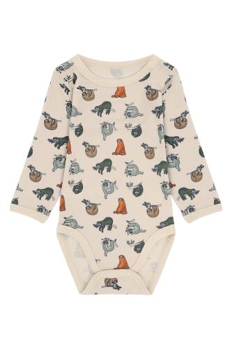 Hust & Claire LA-Body aus Wolle-Viskose Baloo Lazy 540087-4501 Faultiere beige