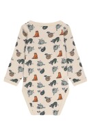 Hust & Claire LA-Body aus Wolle-Viskose Baloo Lazy 540087-4501 Faultiere beige