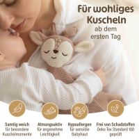 Merle Strick-Schmusetuch mit Söckchen Braun Reh