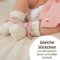 Merle Strick-Schmusetuch mit SöckchenRosa Fuchs