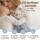 Merle Strick-Schmusetuch mit Söckchen Blau Schaf