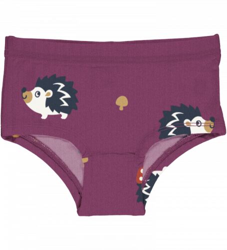 Maxomorra Mädchen Unterhose D123-S129 Hedgehog violett