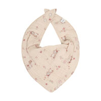 Pippi Dreieckstuch Bandana Musselin Hasen beige