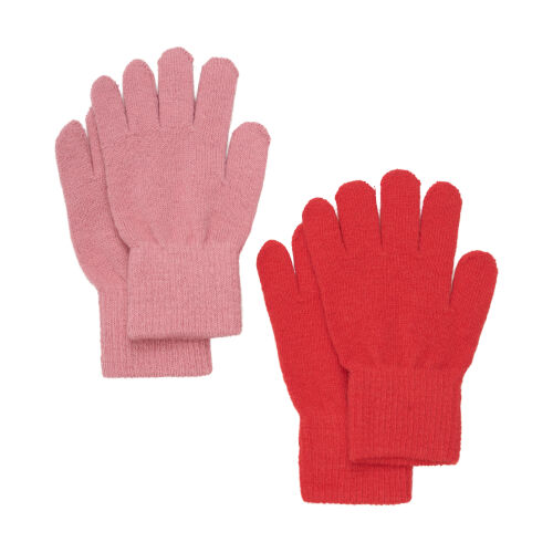 Celavi Woll-Handschuhe 2-pack 5670 Fb. 4651 rot/pink