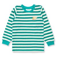 Sense Organics Pyjama 2629214 Long John Bär grün/weiß gestreift