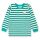 Sense Organics Pyjama 2629214 Long John Bär grün/weiß gestreift