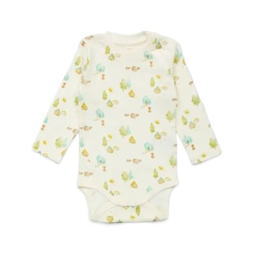 Sense Organics Langarm-Body Varin 2629103-183018 Woodland White