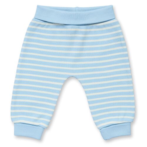 Sense Organics Babyhose Sjors 2629109-291193 gestreift hellblau/weiß