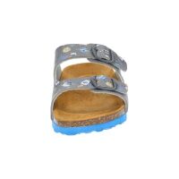 Lico Schlapfen Bioline Universe 560630 Rakete grau/blau