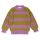 Sense Organics Strickpullover Delia 2627213 violett/grün gestreift
