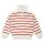 Sense Organics Strickpullover Loorca 2627216 Zipp creme/orange gestreift