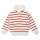 Sense Organics Strickpullover Loorca 2627216 Zipp creme/orange gestreift