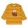 Sense Organics LA-Shirt Elan 2622107 Bär und Waschbär Curry gelb/weiß gestreift