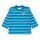 Sense Organics LA-Shirt Elan 2621107-295006 Bär blau/grün gestreift