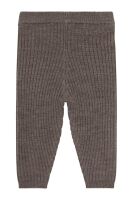 Hust & Claire Baby-Strickhose Lui Wool Rib 420015-3232 ripp braun