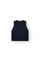 Hust & Claire Strickgilet Edi Wool Rib Knit 420020-3146 navy