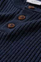 Hust & Claire Strickgilet Edi Wool Rib Knit 420020-3146 navy