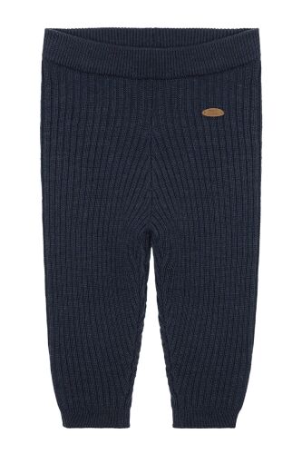 Hust & Claire Baby-Strickhose Lui Wool Rib 420015-3146 ripp navy