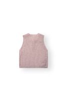 Hust & Claire Strickgilet Edi Wool Rib Knit 420020-3875 rosa