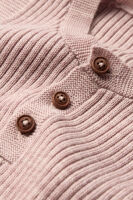 Hust & Claire Strickgilet Edi Wool Rib Knit 420020-3875 rosa