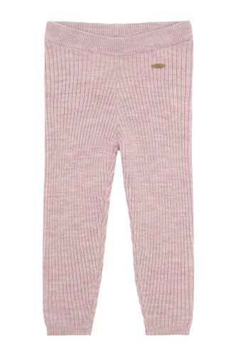 Hust & Claire Baby-Strickhose Lui Wool Rib 420015-3875 rosa