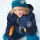 Color Kids Winterjacke/Skijacke Colorblock 742779-9523 navy/grün/orange